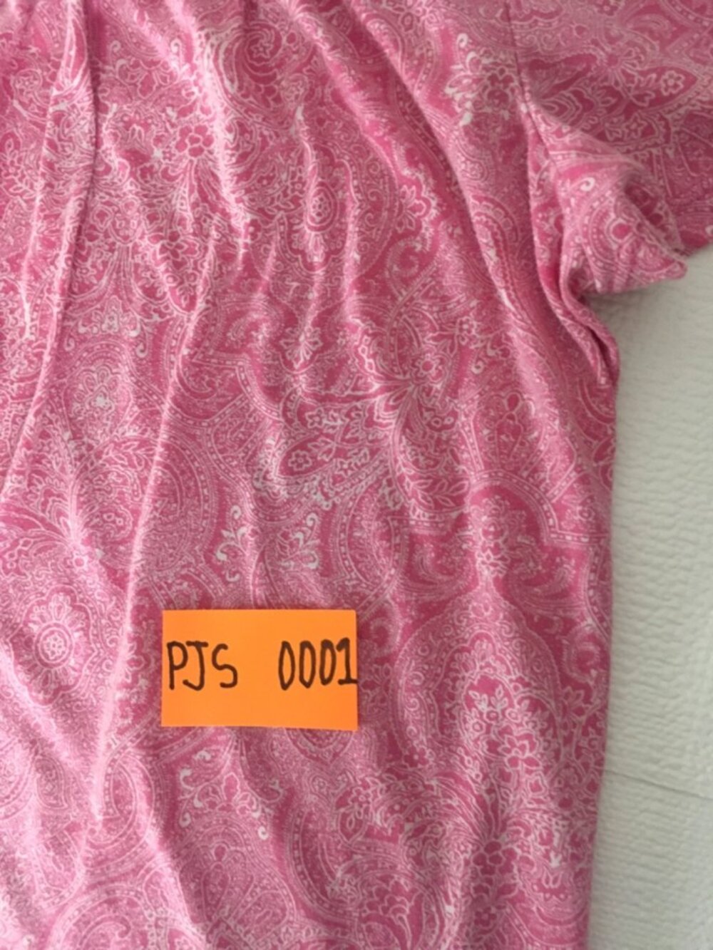 Secret Treasures Nightgown Sz 2X Pink White Paisley Embroidered Flower Buttons - Picture 14 of 14